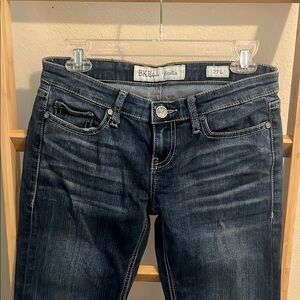 BKE Blue Boot Cut Jeans with Classic Fit Stella 27L